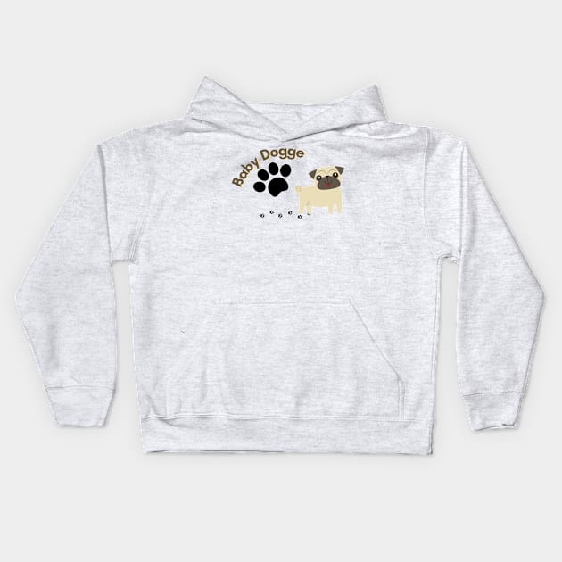 Baby Dogge Kids Hoodie by BeragonRe